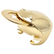 LUCKY TOAD 招財揪吉 揪吉九十 22K金, 50 x 45 x 38mm, 金色