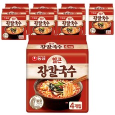 농심 얼큰 장칼국수 봉지 라면 103g, 32개
