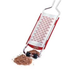 triangle 三角牌 刨絲器 細絲 不鏽鋼, 紅色 + 銀色, 1個