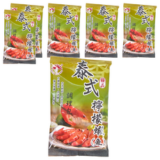 新光洋菜 泰式檸檬蝦, 6包, 30g