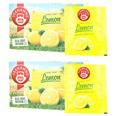 TEEKANNE 恬康樂 檸檬茶, 2.5g, 20包, 2盒