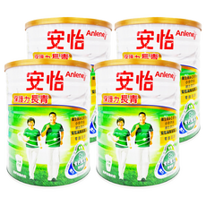 Anlene 安怡 長青高鈣低脂奶粉, 1.5kg, 4罐