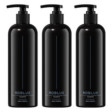로블루 약산성 두피청정 퍼퓸샴푸 클린코튼향, 500ml, 3개