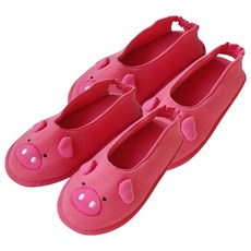 Hongdaesunhuisyap 花豬襪套型室內拖鞋, 粉紅色