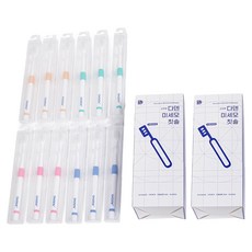 DADEN 牙齒矯正用超細刷毛牙刷, 12入, 2個