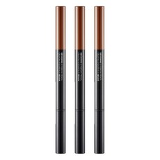 fmgt 디자이닝 아이브로우 오토펜슬 0.3g, 03브라운, 3개