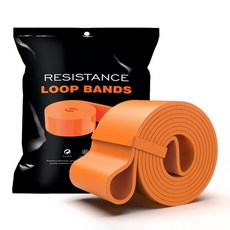 Heldon 乳膠拉力帶, 橘色, 1個