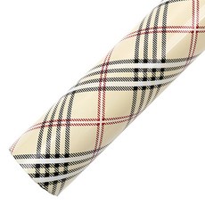 Coco Plus 格紋捲筒包裝紙 26.5cm x 17m, 米色, 2個