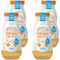 팔도 디오니소스 머스타드 저칼로리, 185g, 4개