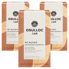 오설록 제주 화산 우롱차 티백, 1.8g, 20개입, 3개