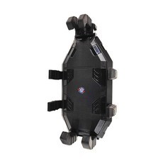 GLiTTER 宇堂 八爪摩托車導航支架 + 掛勾 照後鏡款 適用7吋以下手機, GT-1810, 黑色