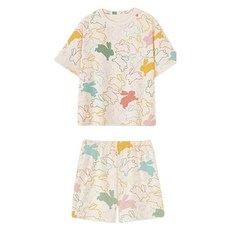 피어니스트 여성용 냉감 루즈핏 캐주얼 패드 잠옷세트