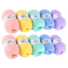 mamaknit 多個半螺紋5p一套, 粉彩, 2組