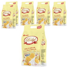 TrangAn 比利時雞蛋奶油鬆餅餅乾, 250g, 6袋