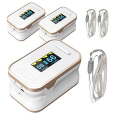 리빙블리 고급형 가정용 산소포화도 맥박 측정기 LV-09, 화이트, 3개, 1개입