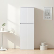 서울소호 국내제작 LPM 오딘 주방 키큰 선반 수납장 1800 방문설치, 화이트