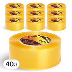 신일테이프 박스테이프 48mm x100m, 투명, 40개