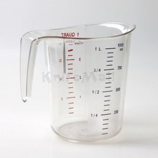 TrendWare 聚碳酸酯透明量杯, 混合顏色, 2000ml