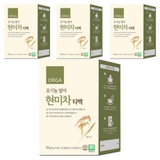 ORGA 發芽玄米茶包, 10g, 15包, 4盒