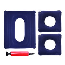 HUEXPERT 減壓充氣坐墊 SA004 3入 + 迷你打氣筒, 1組