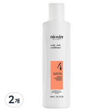 NIOXIN 耐奧森 頭皮+頭髮潤髮乳 4號, 300ml, 2個