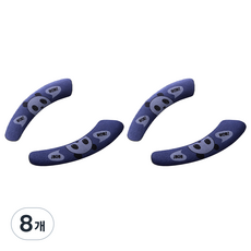 썸즈마인 고탄력 변기시트, 블루 팬더, 8개