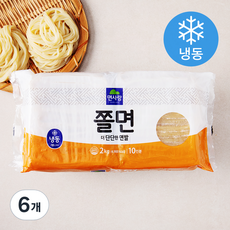 면사랑 쫄면 10인분 (냉동), 2kg, 6개