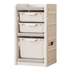 lilikoko 哩哩摳摳 2號收納架 組合1, 3層, 暮雲灰