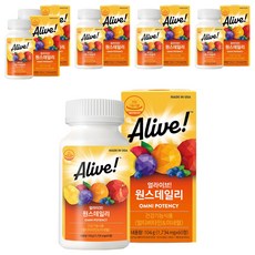 Alive 每日一次複合維生素, 60錠, 6個