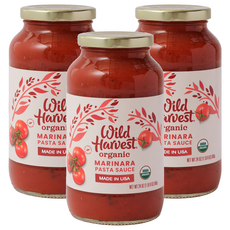 Wild Harvest 馬里納拉義大利麵醬, 3個, 680g