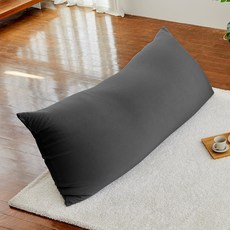 리브맘 맥스 대형 빈백 리클라이너 소파, 다크그레이