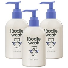 아이보들 워시 바디클렌저 플로럴향, 300ml, 3개