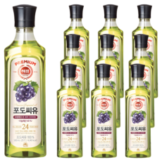 해표 포도씨유, 500ml, 10개