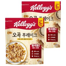 켈로그 오곡 푸레이크 시리얼, 570g, 2개
