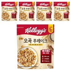 켈로그 오곡 푸레이크 시리얼, 570g, 5개