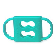 hibee 矽膠雙耳隔熱奶瓶套, 綠色, 1入