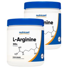 nutricost 左旋精胺酸粉, 300g, 2個