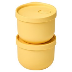 실리만 아이스웨이 실리콘 냉동 밥용기, 2개, 350ml