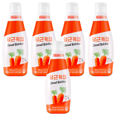 Daywell JUPITER 真正紅蘿蔔番茄醬, 5個, 500g