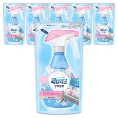 febreze 風倍清 衣物纖維除臭劑 淡雅花香 補充包, 320ml, 6個