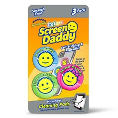 Scrubdaddy Screen Daddy 3件套組, 1個, 綠色,藍色,粉紅色
