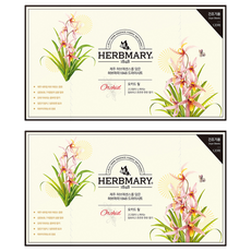 허브마리 드라이시트 섬유유연제 오키드힐, 2개, 120매