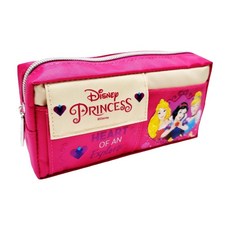 Disney Princesses 迪士尼公主 雙口袋筆袋, 桃粉色, 1個