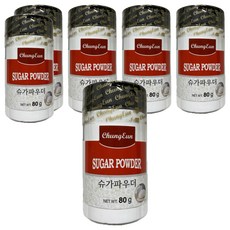 청은에프엔비 슈가파우더, 80g, 6개