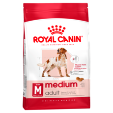 ROYAL CANIN 法國皇家 中型成犬專用乾飼料 1歲以上, 脫水禽肉蛋白, 15kg, 1袋