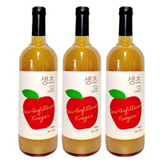 생생초 생초 사과, 1L, 3개