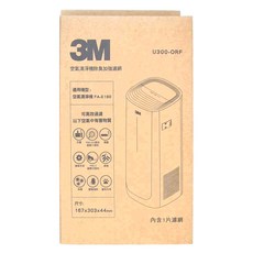 3M 空氣清淨機專用除臭加強濾網, U300-ORF, 1組