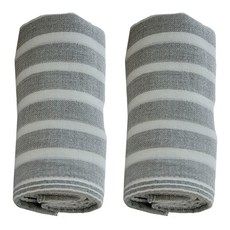 SHING LONG TEXTILE 台灣興隆毛巾 銀竹炭紗布童巾, 2條, 灰色