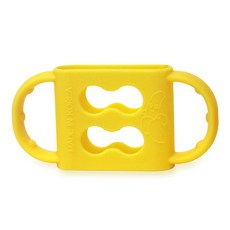 Hi-Vi 矽膠香蕉奶瓶把手, 黃色, 1入