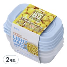타케야 라이트팩 세컨드 전자레인지 보관용기, 200ml(3P), 2세트